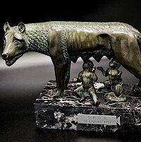 Bronzefigur der Kapitolinischen Wölfin