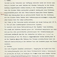 maschinenschriftliche Aufzeichnungen Adenauers zur Schädlingsbekämpfung