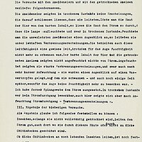 maschinenschriftliche Aufzeichnungen Adenauers zur Schädlingsbekämpfung